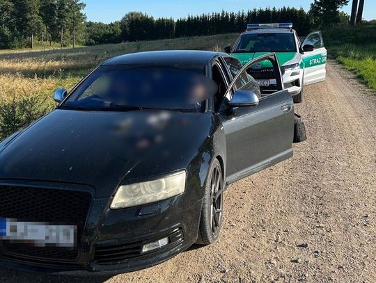 Wpadli z czterema cudzoziemcami. Dwoje kurierów zatrzymanych przez Straż Graniczną