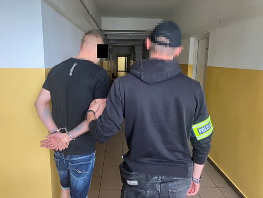 Wyskoczył z auta i w biegu coś wyrzucił. Policjanci znaleźli zawiniątko, w którym był zielony susz