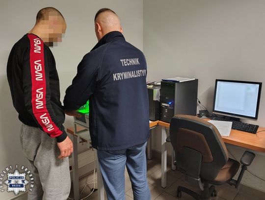 Z biura zniknął komputer i telefon. Sprawca zatrzymany kilka dni później na ulicy