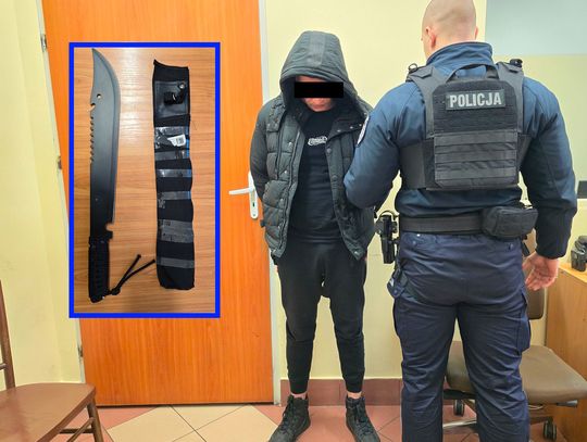 Z maczetą w ręku dobijał się do drzwi byłej partnerki, grożąc, że zabije ją oraz dzieci Z maczetą w ręku dobijał się do drzwi byłej partnerki, grożąc, że zabije ją oraz dzieci