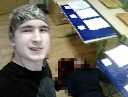 Zabił wykładowcę, zrobił sobie selfie ze zwłokami i sam pociął się piłą. "Internetowe wyzwanie"
