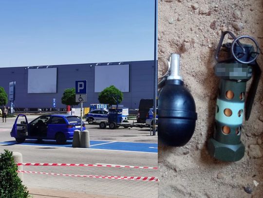 Założył koszulkę z napisem "policja", pojechał pod supermarket i powiedział, że ma bombę w bagażniku