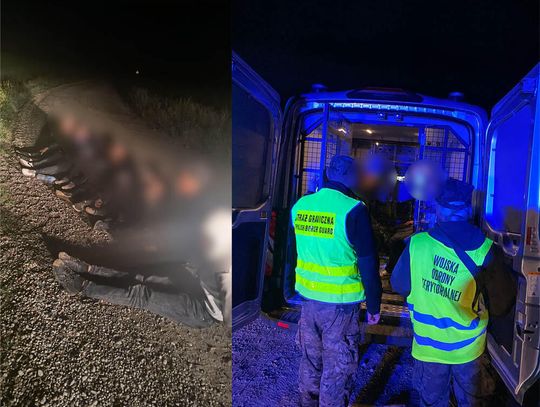 Zatrzymali grupę migrantów na granicy. Nagle pojawił się Łotysz, który chciał ich wsadzić do samochodu