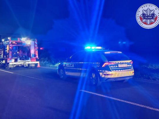 Zderzenie czołowe motocyklisty i osobówki. 24-latek zginął na miejscu