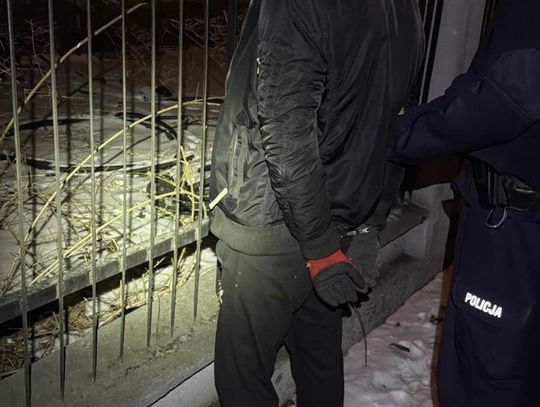 Złodziej poszedł na kolejną robotę, ale to nie był jego szczęśliwy dzień. Zdradziły go ślady na śniegu