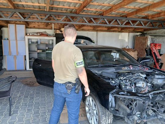 Złodziej wpadli po serii kradzieży. Na posesji znaleziono Camaro, BMW i skradzioną przyczepę