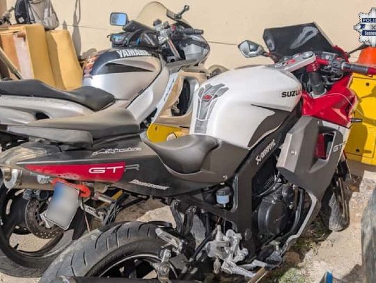 Złodziejska para zatrzymana. 27-latka i o rok młodszy mężczyzna kradli motocykle w dwóch miastach