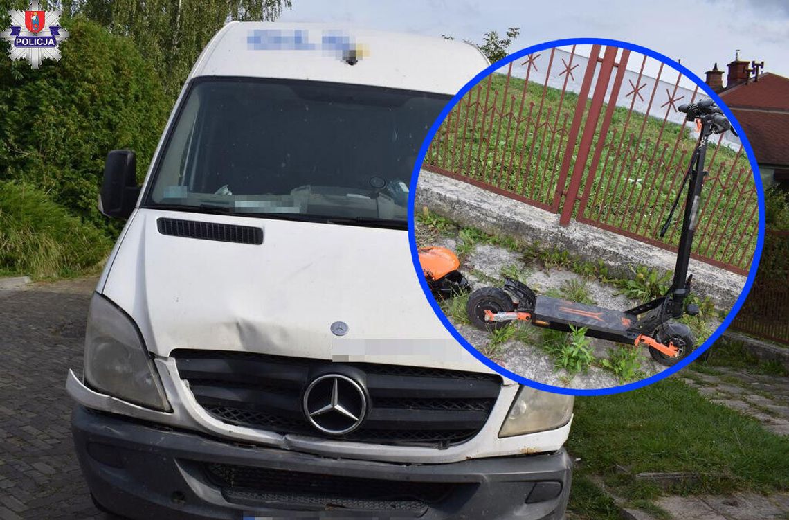 10-latek na hulajnodze elektrycznej zderzył się czołowo z busem. Został zabrany do  szpitala