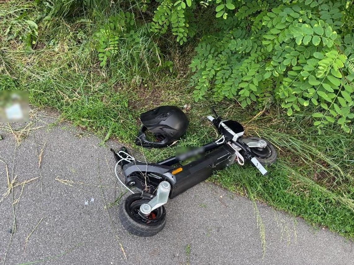 14-latek na hulajnodze potrącony przez samochód. Jechał drogą, na której nie powinno go być 14-latek na hulajnodze potrącony przez samochód. Jechał drogą, na której nie powinno go być