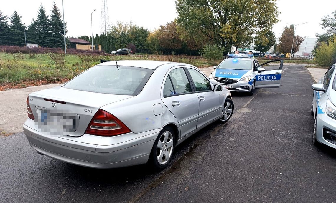 16-latek jeździł po mieście mercedesem bez badań i OC. Będzie tłumaczył się w sądzie