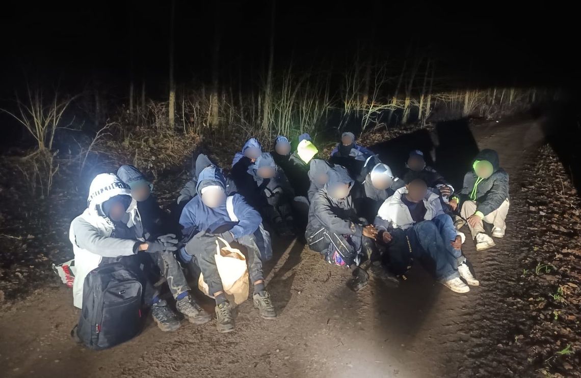 17 nielegalnych migrantów zatrzymanych przy granicy z Litwą. Chcieli przedostać się na Zachód 17 nielegalnych migrantów zatrzymanych przy granicy z Litwą. Chcieli przedostać się na Zachód