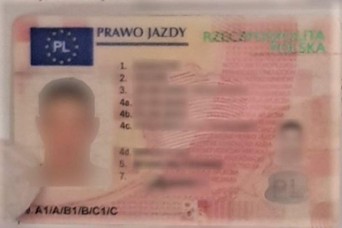 18-latek wpadł z lipnym prawem jazdy. Tłumaczył, że takie wysłali mu pocztą z WORD-u