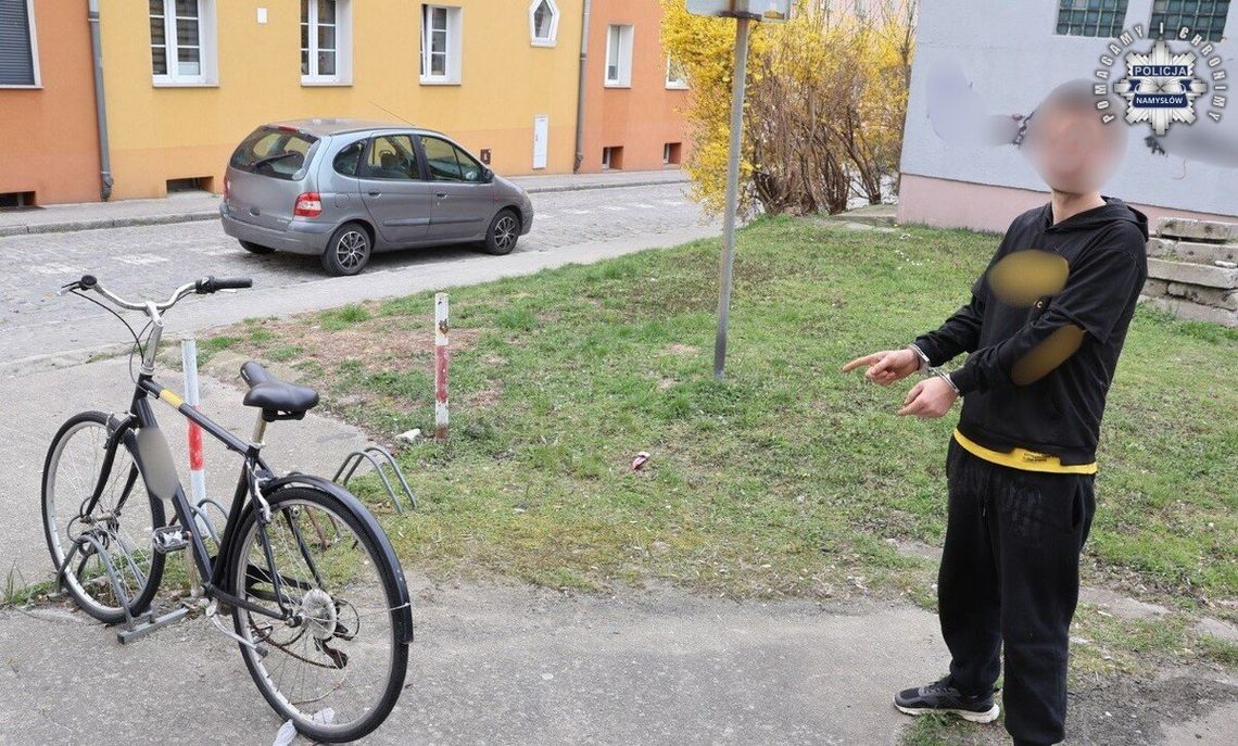19-latek postanowił, że będzie żyć z kradzieży. Karierę przerwali mu policjanci
