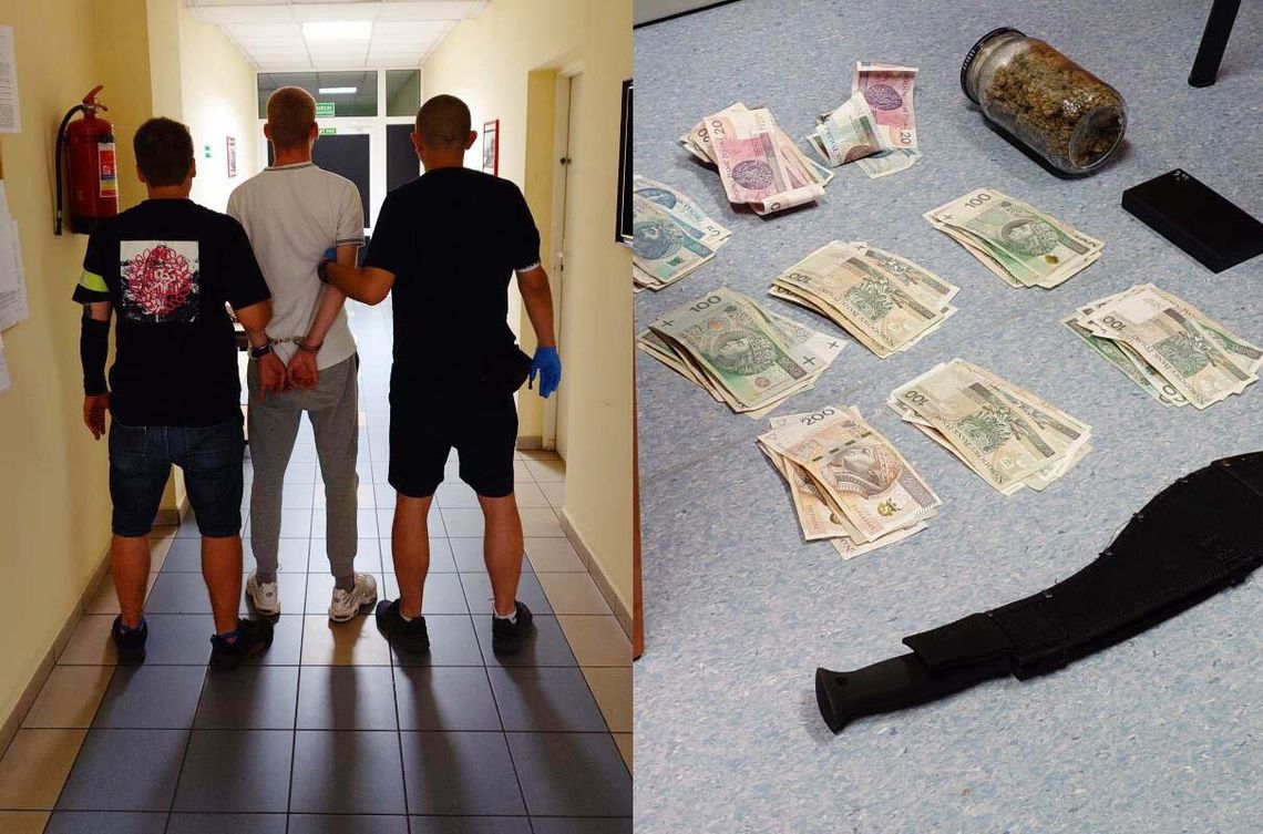 19-latek stracił towar i utarg. Policjanci dowiedzieli się, że może mieć narkotyki, a potem odwiedzili w domu