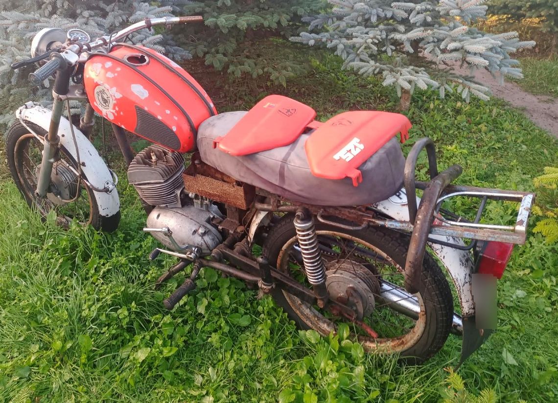 19-latek ukradł motocykl WSK, który stał nieużywany od lat. Właściciel wycenił go na 6 tysięcy i teraz grozi mu więzienie