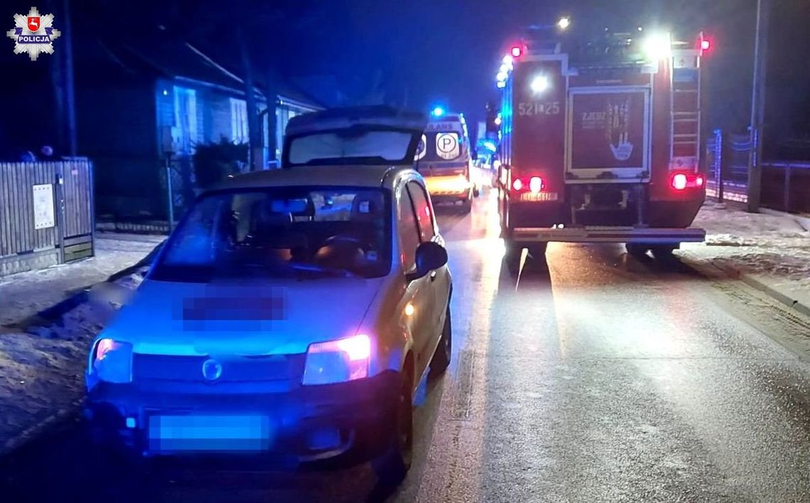 19-letni kierowca śmiertelnie potrącił 60-latka. Pieszy wtargnął przed maskę Fiata Pandy