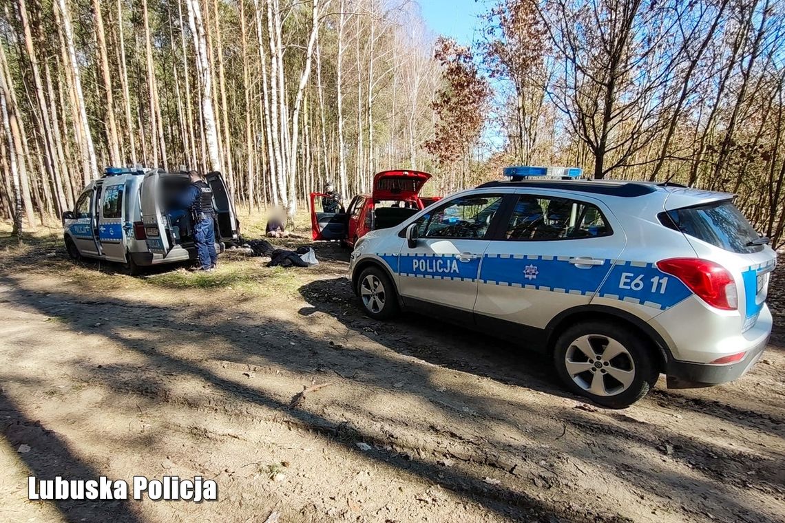 24-latek miał w aucie trzech Afgańczyków. Policja zatrzymała ich w lesie