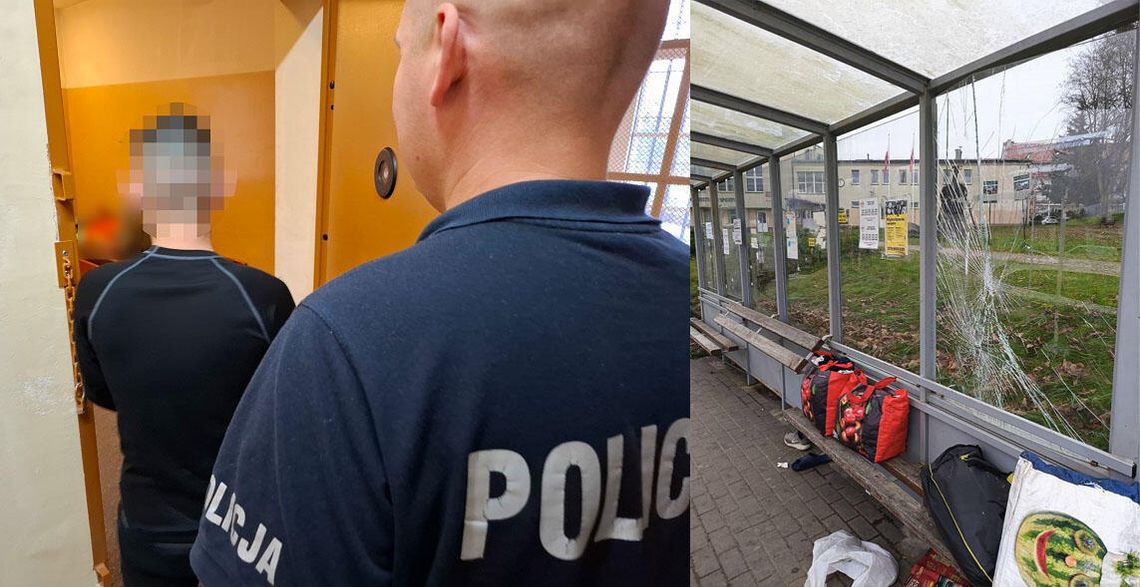 24-latek szalał na przystanku i nie uspokoił się nawet na widok policji. Miał przy sobie woreczek z tabletkami 24-latek szalał na przystanku i nie uspokoił się nawet na widok policji. Miał przy sobie woreczek z tabletkami