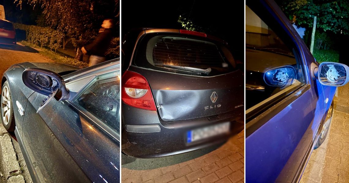 27-letni Ukrainiec uszkodził metalową pałką co najmniej 18 aut. Zrobił to bez żadnego powodu