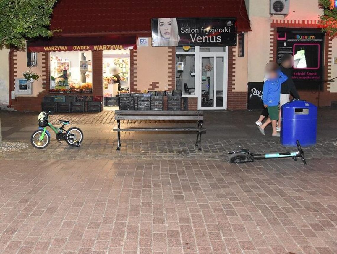 5-latek na rowerku potrącony przez 15-latka z dziewczyną na jednej hulajnodze elektrycznej