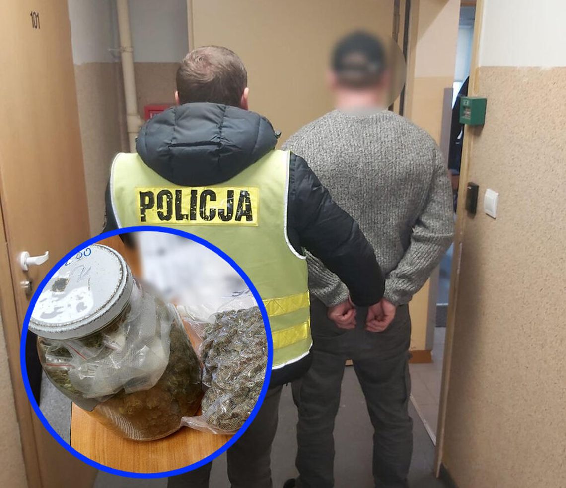 51-latek żył z dilerki. Nie domyślał się, że policja już o nim wie. Miał prawie kilo towaru 51-latek żył z dilerki. Nie domyślał się, że policja już o nim wie. Miał prawie kilo towaru