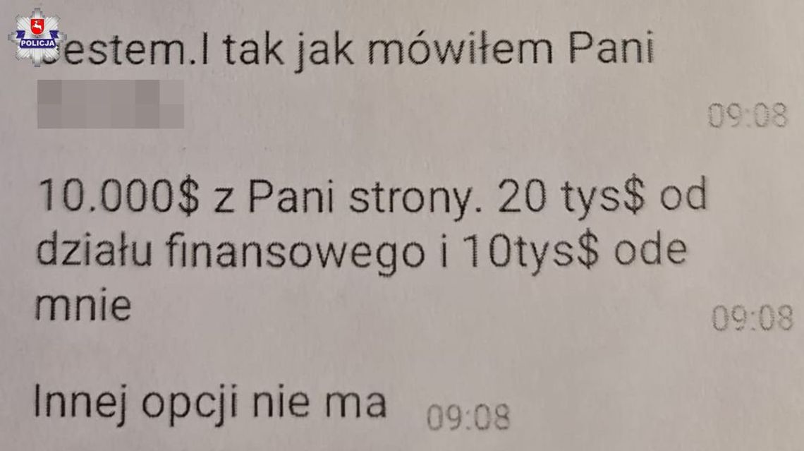 53-latka oszukana na ponad 350 tysięcy złotych. Myślała, że inwestuje w złoto, srebro i kakao