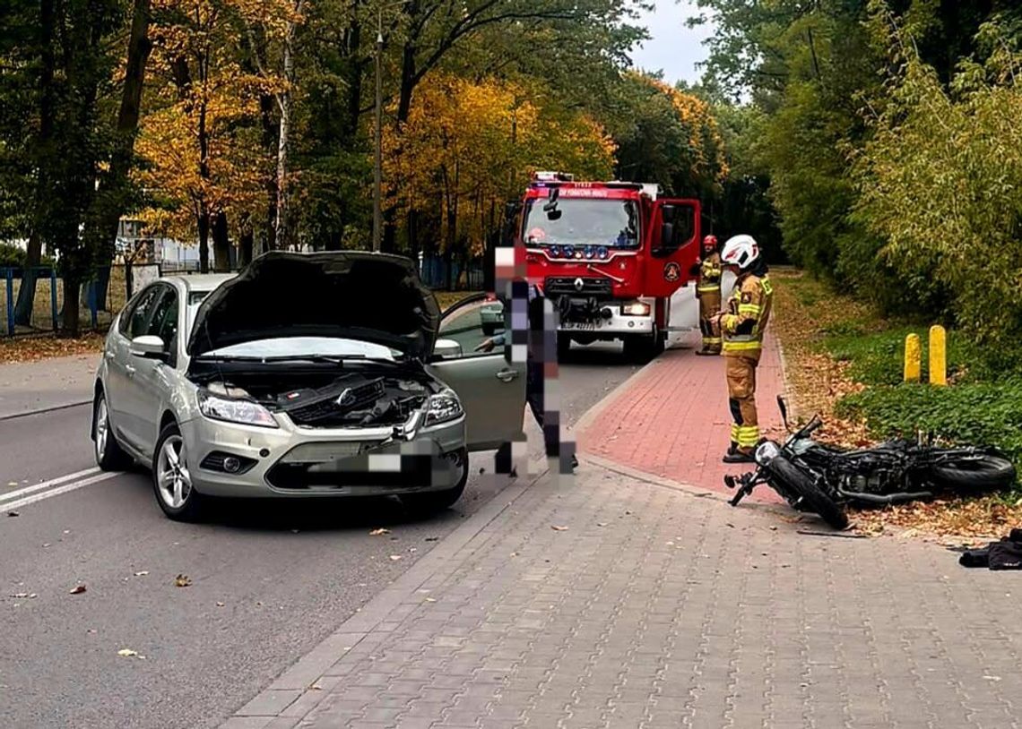 72-latek nie ustąpił pierwszeństwa. 28-letni motocyklista trafił do szpitala 72-latek nie ustąpił pierwszeństwa. 28-letni motocyklista trafił do szpitala