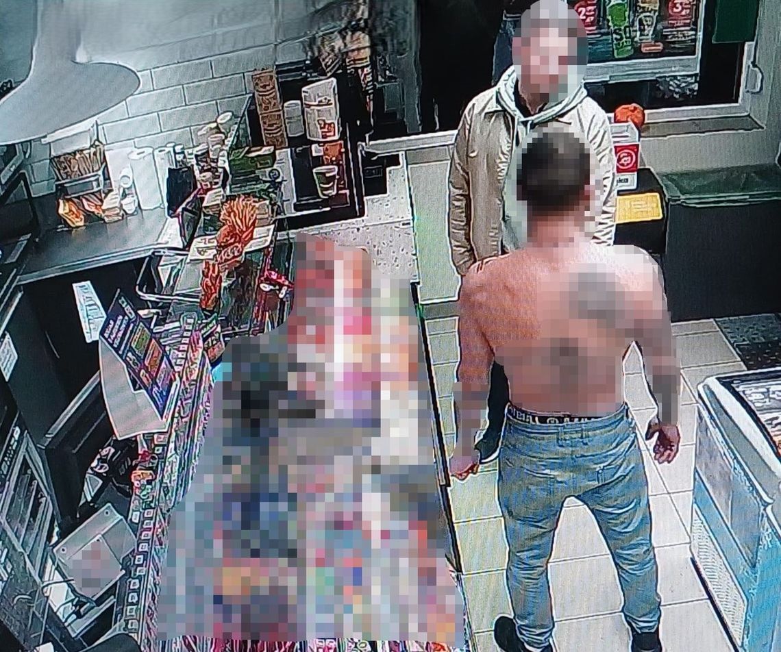 Agresywny recydywista zaatakował ekspedientkę i klienta sklepu. Został obezwładniony przez policję