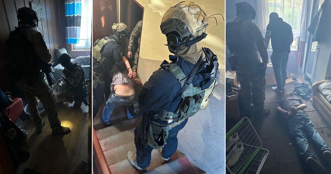 Akcja antyterrorystów w Gdańsku. Bladym świtem zatrzymali gangstera ściganego za zabójstwo