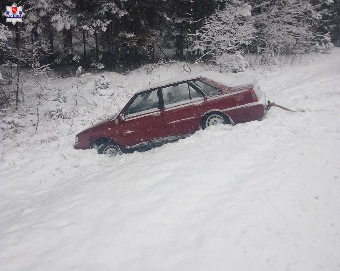 Atak zimy i lawina zdarzeń drogowych. Tylko na Lubelszczyźnie od rana kilkadziesiąt kolizji