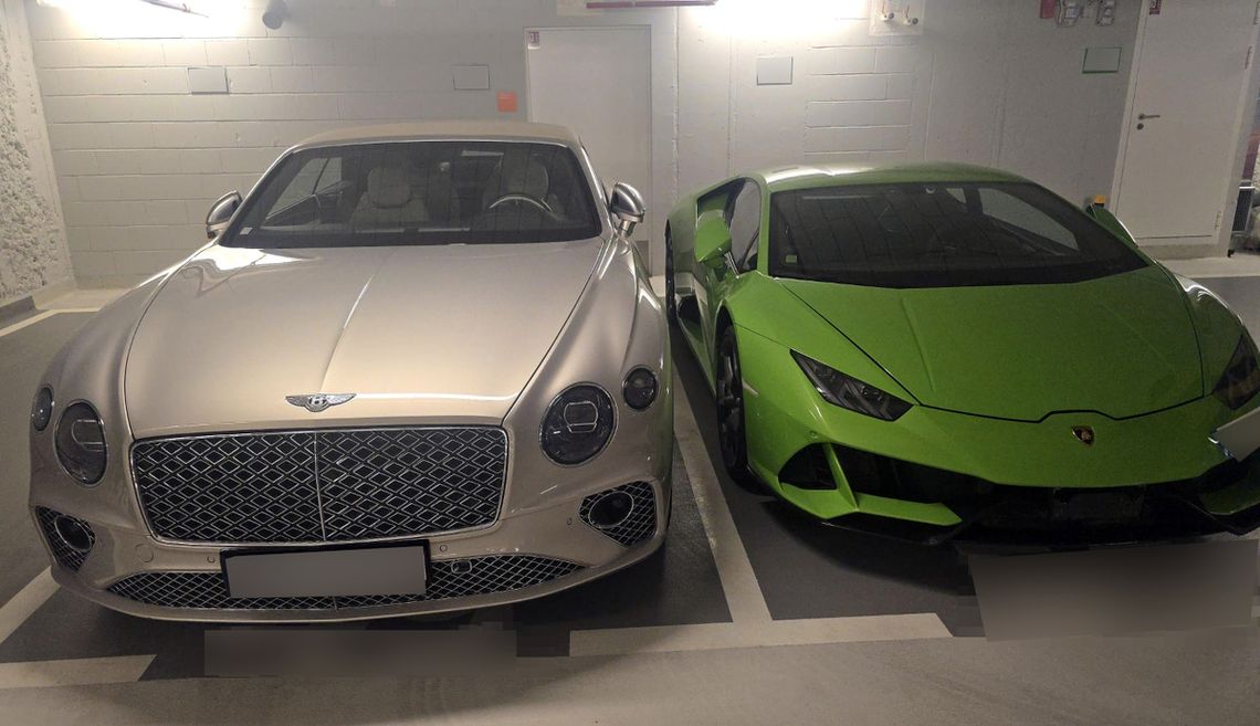 Bentley i dwa lamborghini odzyskane. Luksusowe auta przejęte przez policję