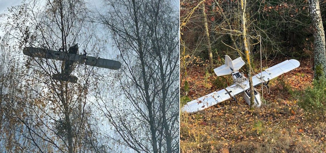 Białoruski dron rozbił się w Polsce. Maszyną przemycano kontrabandę