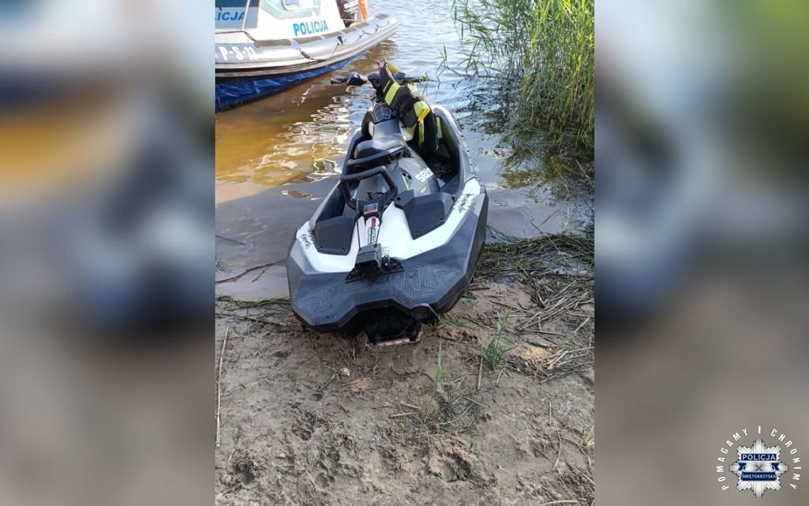 Blisko 3 promile i sądowy zakaz. Pijany kierowca skutera wodnego w rękach policji