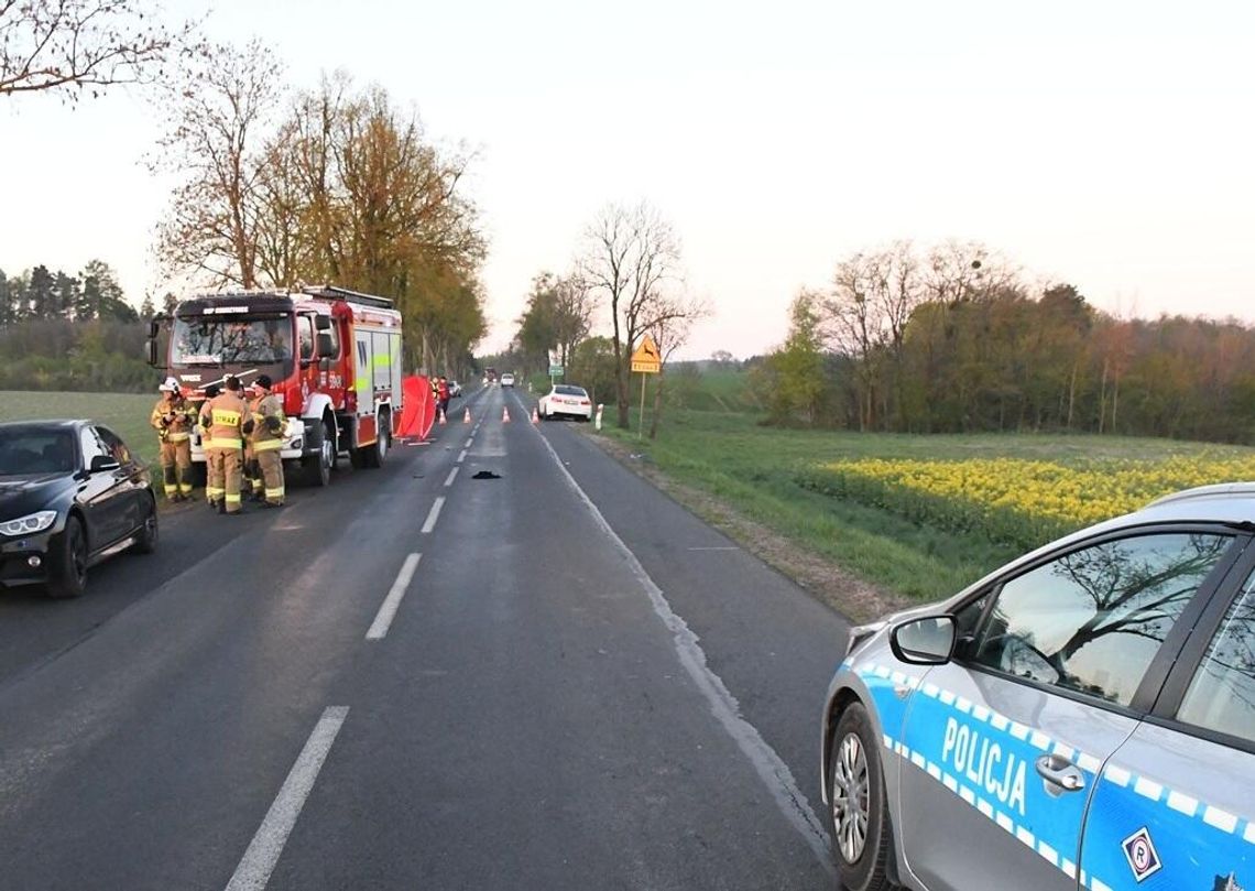 BMW śmiertelnie potrąciło 17-latka. Chłopak przebiegał nocą przez drogę
