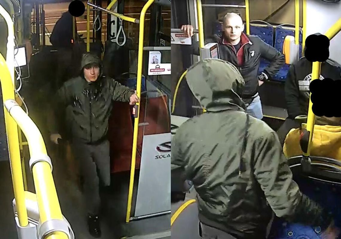 Bójka z użyciem siekiery i gazu w miejskim autobusie. Policja szuka tych mężczyzn Bójka z użyciem siekiery i gazu w miejskim autobusie. Policja szuka tych mężczyzn