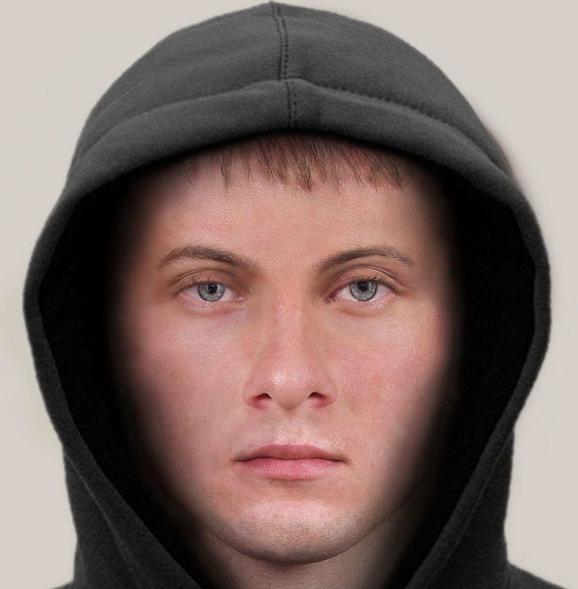 Brutalnie napadł kobietę na ulicy i wyrwał jej torebkę z pieniędzmi. Policja opublikowała portret pamięciowy