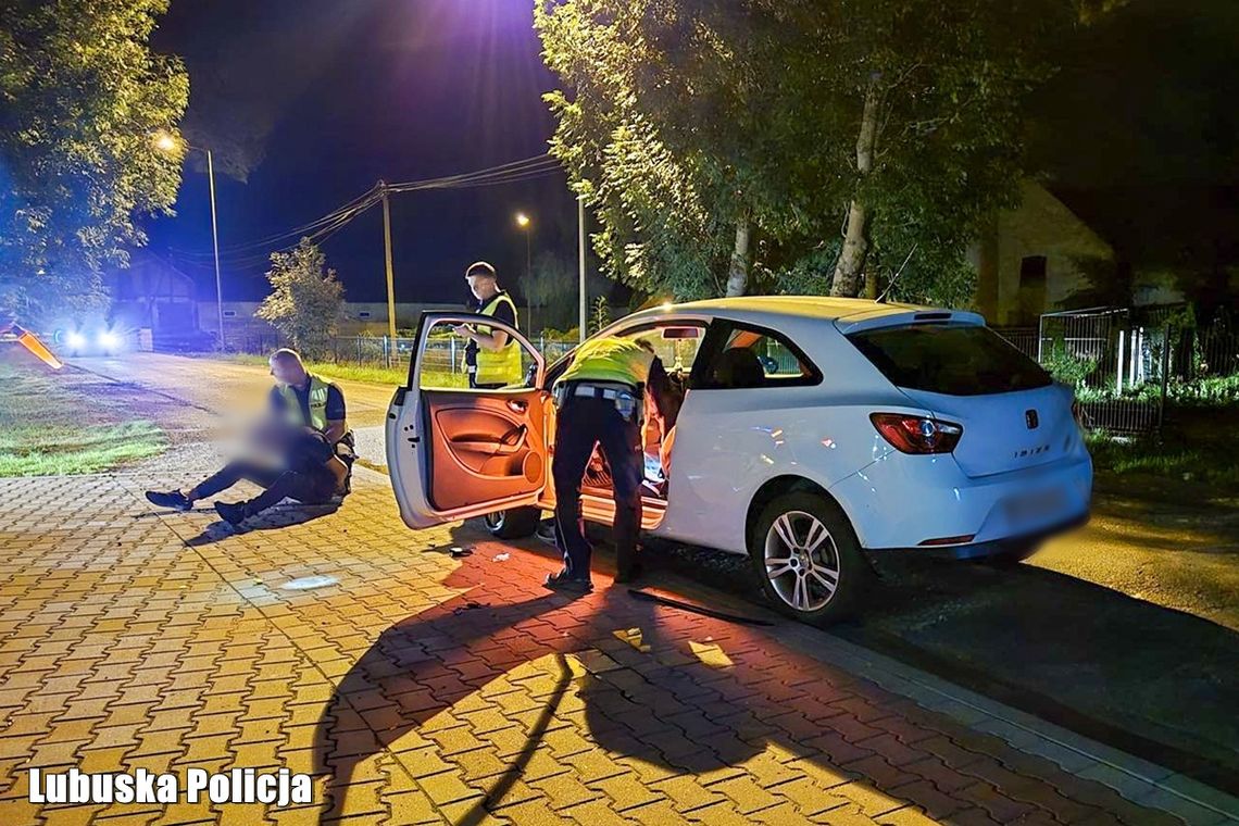 Był trzeźwy, ale nie patrzył w oczy policjantowi. Po badaniu narkotesterem zrobił się agresywny