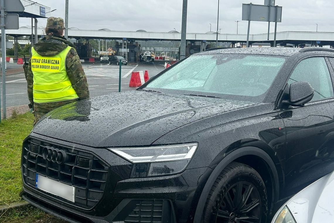 Chciał wywieźć z Polski Audi Q8 za 355 tys. zł. Auto figurowało jako utracone Chciał wywieźć z Polski Audi Q8 za 355 tys. zł. Auto figurowało jako utracone