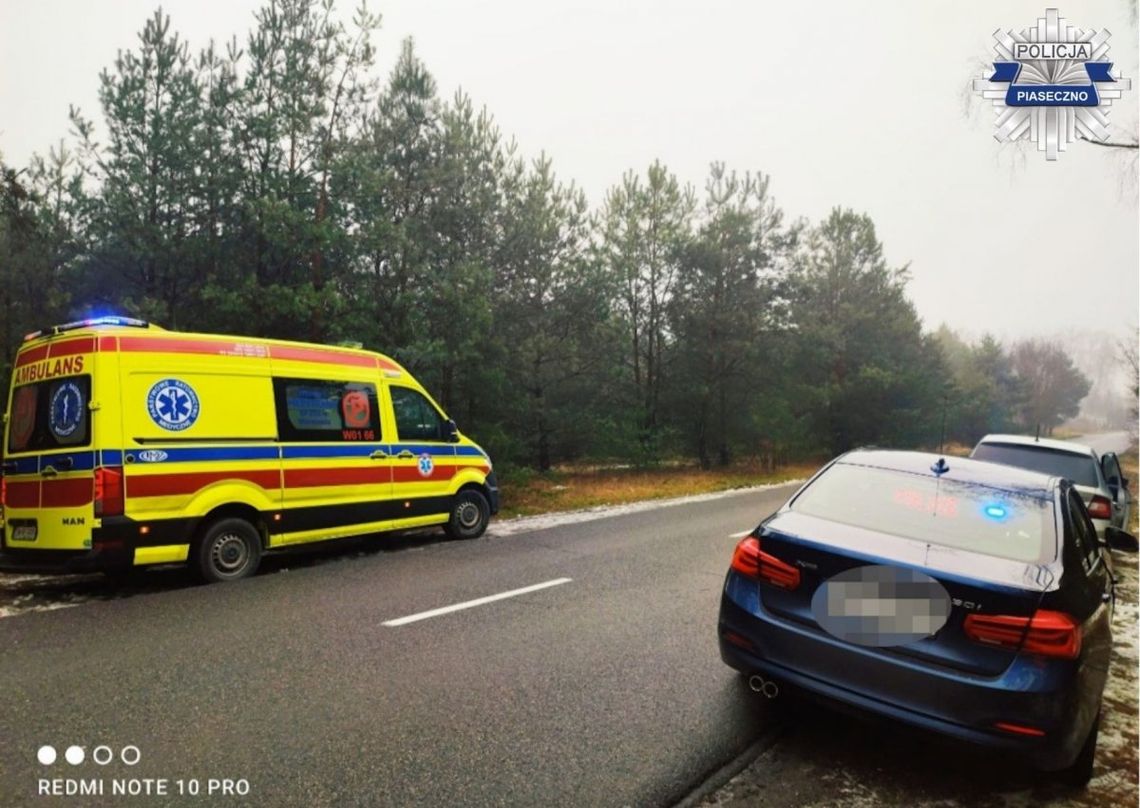 Chcieli zabrać mu prawo jazdy, powiedział, że źle się czuje i wezwał karetkę