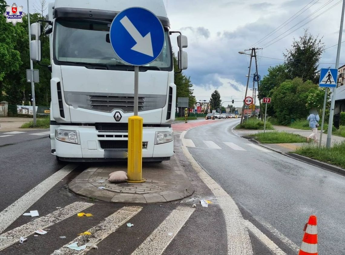 Chłopiec potrącony przez ciężarówkę na przejściu dla pieszych. Odniósł poważne obrażenia