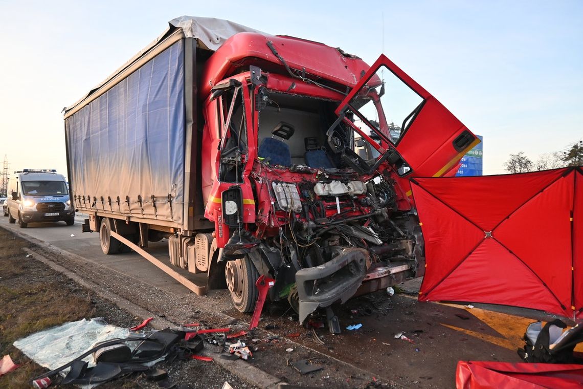 Czarny wtorek na wrocławskim odcinku autostrady A4. Zginęli dwaj kierowcy samochodów ciężarowych