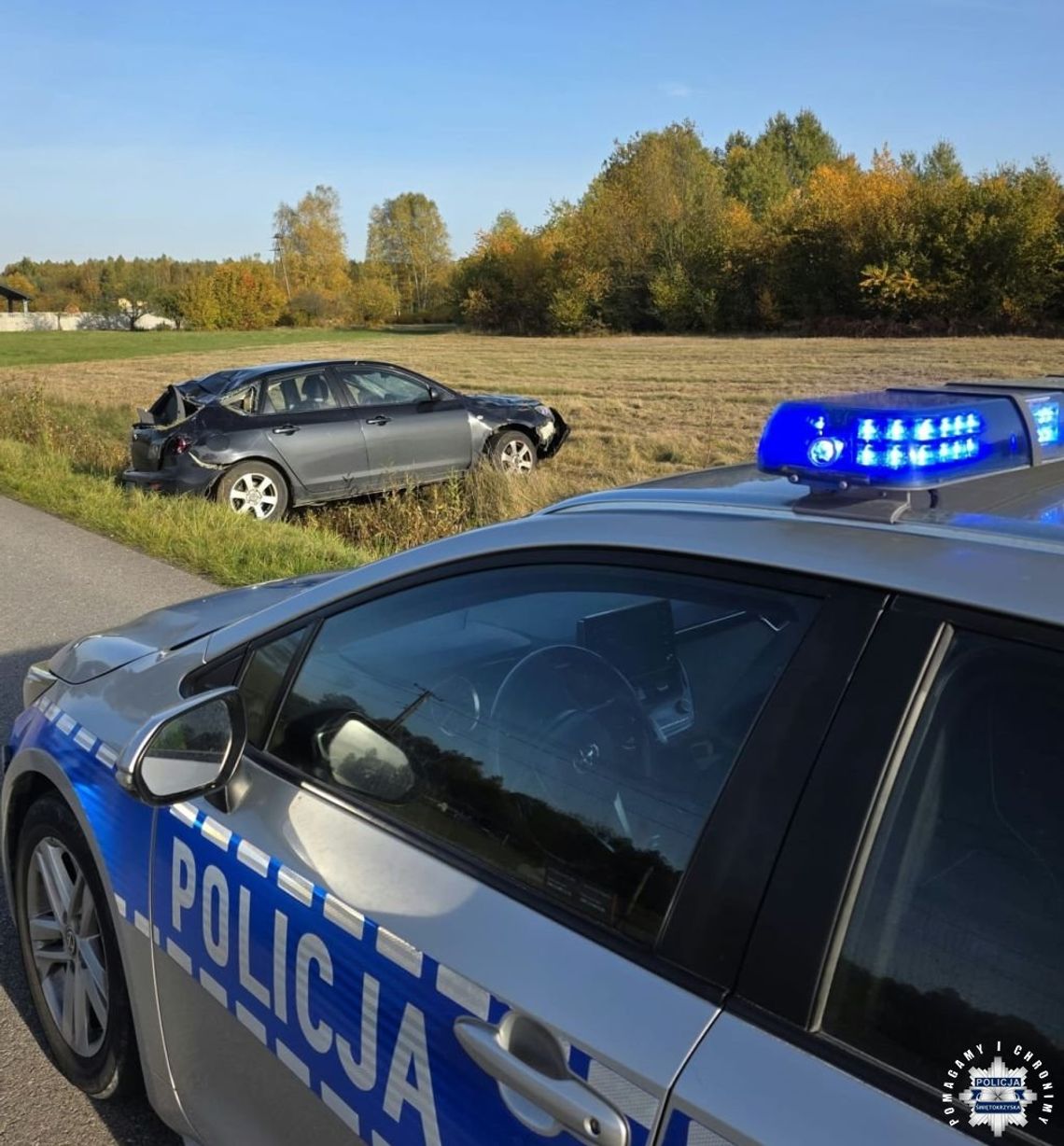 Dachowała z 5-letnią córką w samochodzie. Miała ponad 2,5 promila Dachowała z 5-letnią córką w samochodzie. Miała ponad 2,5 promila