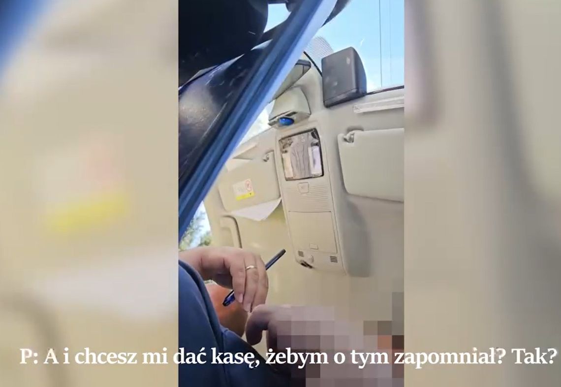 "Dam Wam 8 tysięcy, bo tyle zarabiam" - pijany kierowca chciał przekupić policjantów [WIDEO]