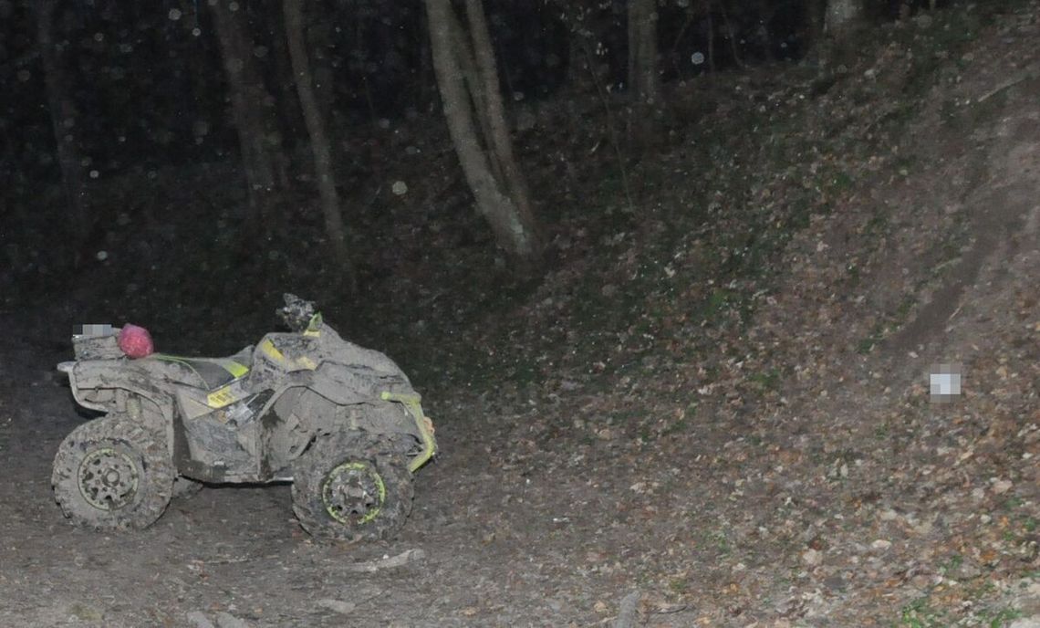 Dramatyczny wypadek w lesie. Quad przygniótł 33-latka, interweniował śmigłowiec LPR Dramatyczny wypadek w lesie. Quad przygniótł 33-latka, interweniował śmigłowiec LPR