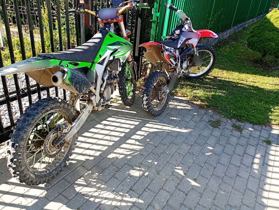 Dwaj motocykliści zatrzymani. Niezarejestrowane maszyny, brak OC i pijany kierowca