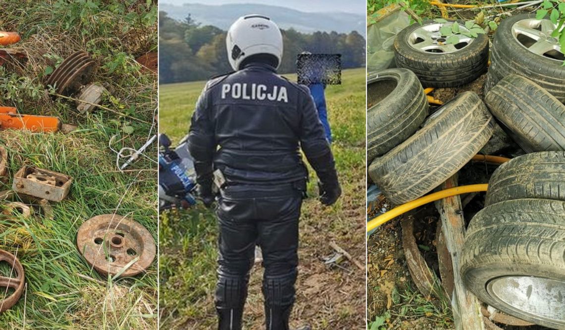 Dwaj partacze odpowiedzą za kradzieże. Uciekając z fantami ugrzęzli w błocie