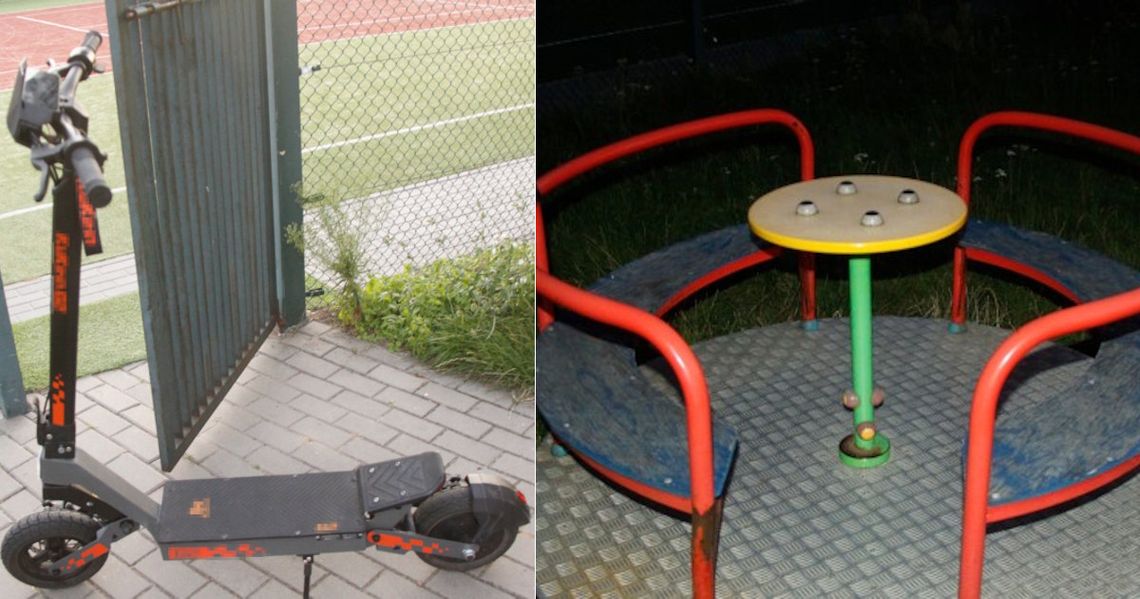 Dzieci rozpędziły karuzelę hulajnogą, 14-latka zderzyła się głowami z kolegą i straciła przytomność