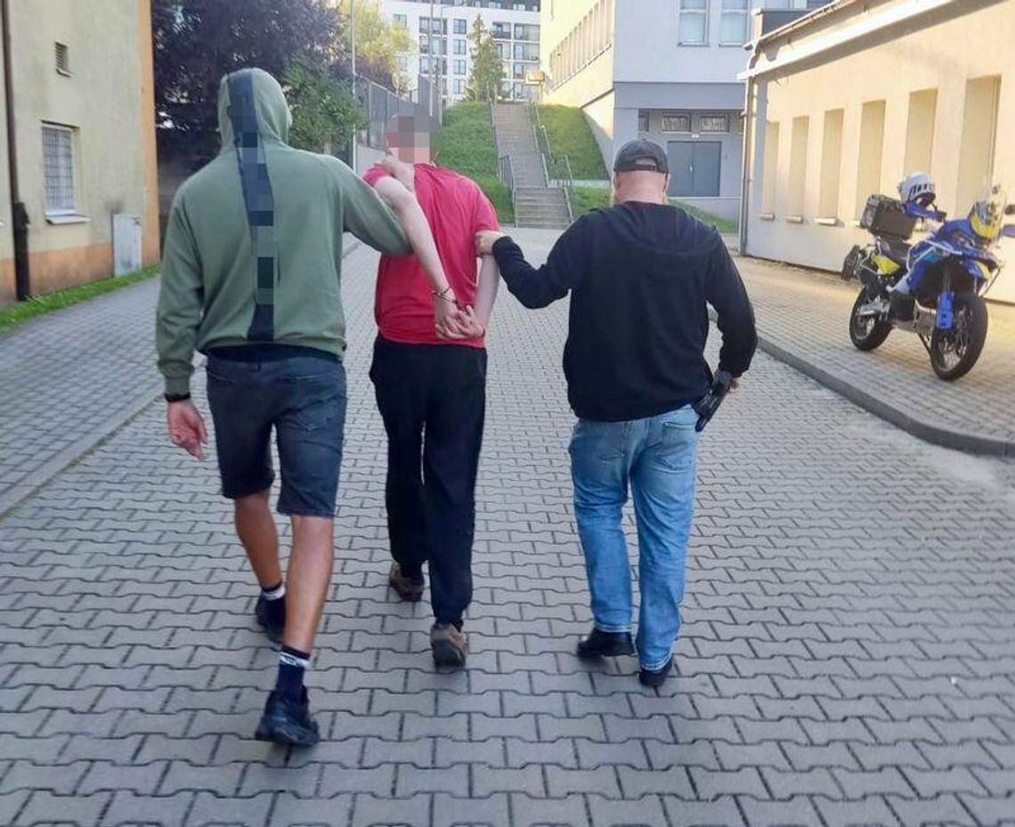 Dzień po wyjściu z więzienia zaatakował policjantów. Rzucił puszką z piwem i zaczął kopać