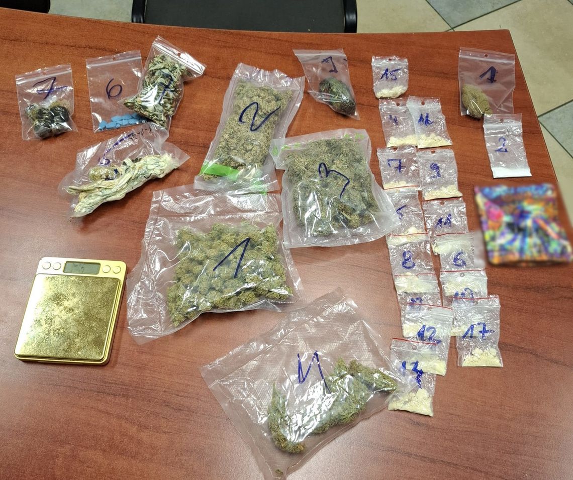 Haszysz, kokaina i amfetamina w Audi. Policja zatrzymała mężczyznę z Bemowa