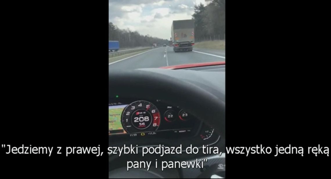 Jechał blisko 270 km/h. Wrzucił nagranie do sieci, wytropili go po roku [WIDEO]